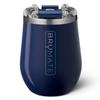 Стакан с вакуумной изоляцией и крышкой, цвет темно-синий. Конструкция из нержавеющей стали с вакуумной изоляцией сохраняет холод и тепло в течение длительного времени, запирающаяся крышка не допускает проливания, даже если