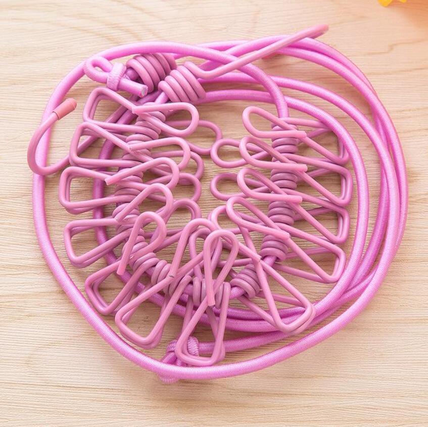 Red Clothesline With Clamp Household Goods Practical And Popular Products