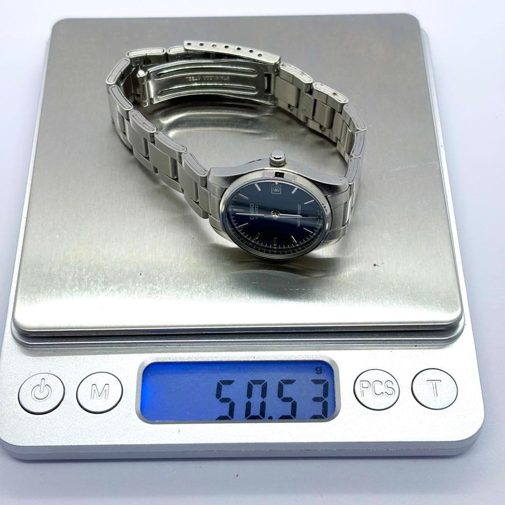 Used [New Battery/Working] Casio Standard LTP-1175 Navy Dial