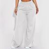 Women's Fashion Casual Sports Yoga Elastic High Waist Wide Leg Loose Pants