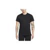 Dri-FIT Logo Training Sports Short-Sleeve Tee Men Tops Black DM6669-010
