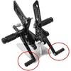 Motorcycle Knurled Shifter Peg Anti-Skid Gear Shift Brake Lever Foot Pegs Ped