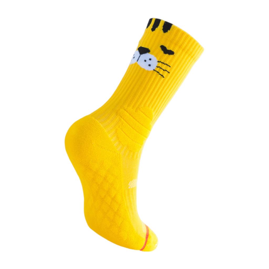 Женские до середины икры мультяшные аниме многофункциональные спортивные модные носки с -подошвой для бега