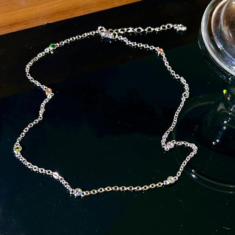 Красочная бабочка с кубическим цирконом, кулон, ожерелье, температура, роскошные женщины и девушки, циркониевая цепочка на ключицу, романтические ювелирные изделия, аксессуары, подарки