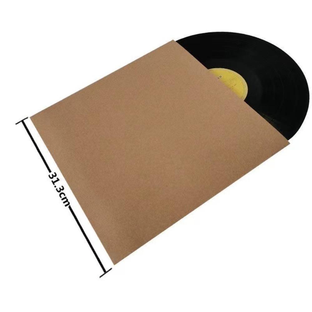 Useful 12 Inch Vinyl Records Sleeve Square Resealable Outer Record Sleeves Record Storage Bags