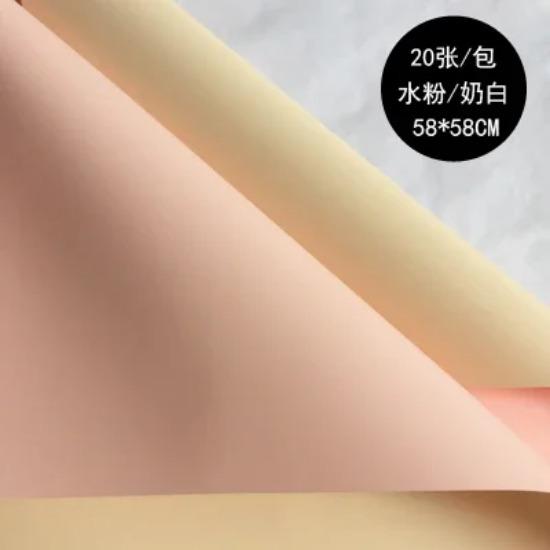 20 шт. водонепроницаемая 2 цвета оберточная бумага для цветов розы в корейском стиле толстая подарочная оберточная бумага для цветов флориста