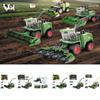 1:24 Remote Control Car For Kids Electric Farmer Harvester Tractor Model Toys Christmas Birthday Gifts For Boys Girls
