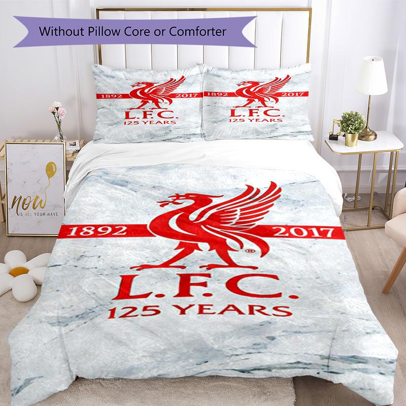 Liverpool Quilt Cover Set Design for Guest Room Lightweight Christmas Gift