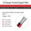 2-контактный разъем DTP с проводом 12 AWG, 2-контактный водонепроницаемый электрический разъем DT для автомобилей, штекер папа/мама, жгут проводов, для