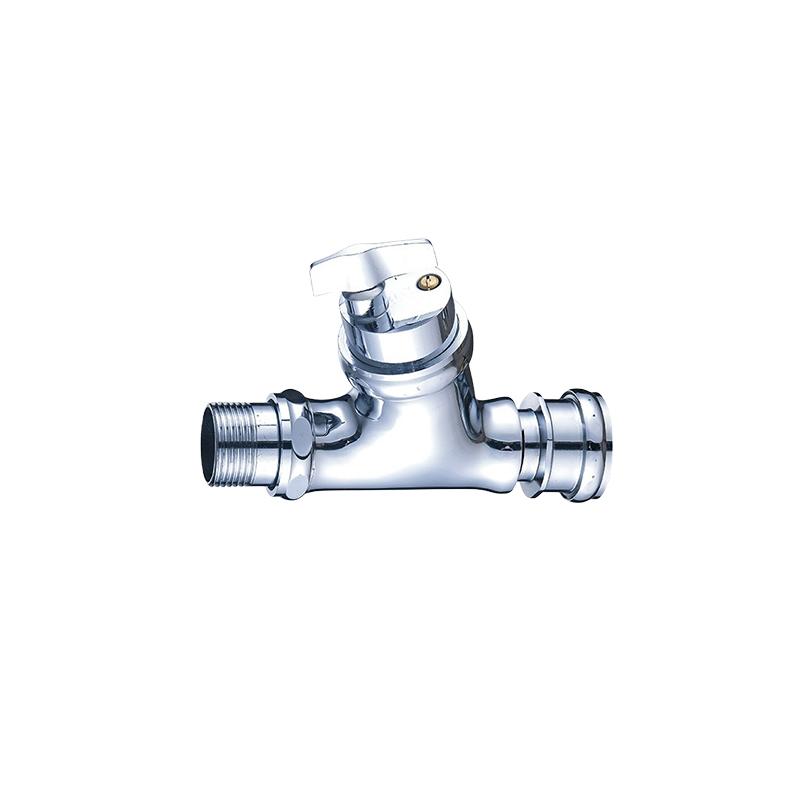 Chrome Plating Brass Torsion Type Time-delay Valve Water Saving Eco-Friendly for Public Toilet & Hotel Use