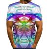 Vibrant Funny Hypnosis 3d T-shirt For Men And Women With Soft Casual Short Sleeves