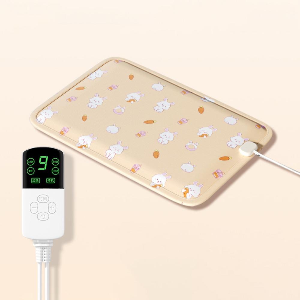 Waterproof Pet Electric Blanket Anti-scratch Thermostat Control Electric Heating Dog Bed Cartoon Pattern Warm