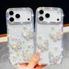 Glitter Pearl Butterfly for IPhone17Air for Apple 16E Mobile Phone Case 15promax Luxury Glitter Diamond