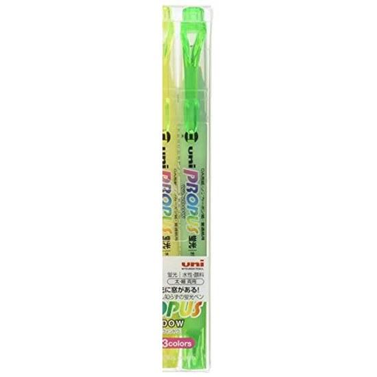 Mitsubishi Pencil Highlighter Propus Window 3 Colors