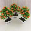 23 Fruits Artificial Orange Tree Decorative Non-fading Plastic Fake Simulation Plant Pot Bonsai for Daily Life