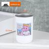YIXI Детский набор стаканов для полоскания рта из нержавеющей стали с мультяшным дизайном