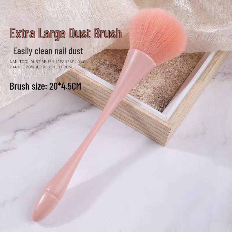 Large Soft Bristle Powder Brush for Blush, Highlighter, and Setting Powder