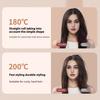 Беспроводной выпрямитель для волос Щетка 3 температурных режима Регулируемый светодиодный дисплей Быстрый нагрев Портативная дорожная электрическая горячая щетка Укладка вьющихся волос