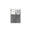 SOLEIL D'OCRE Brise bise Liane 45x90 cm - Gris