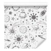 White Galaxy Wallpaper for Living Room and Bedroom 50x1000