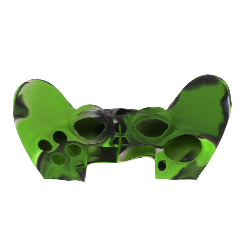 Силиконовый чехол, противоскользящий, защитный, с 1 парой накладок для больших пальцев для контроллера PS4