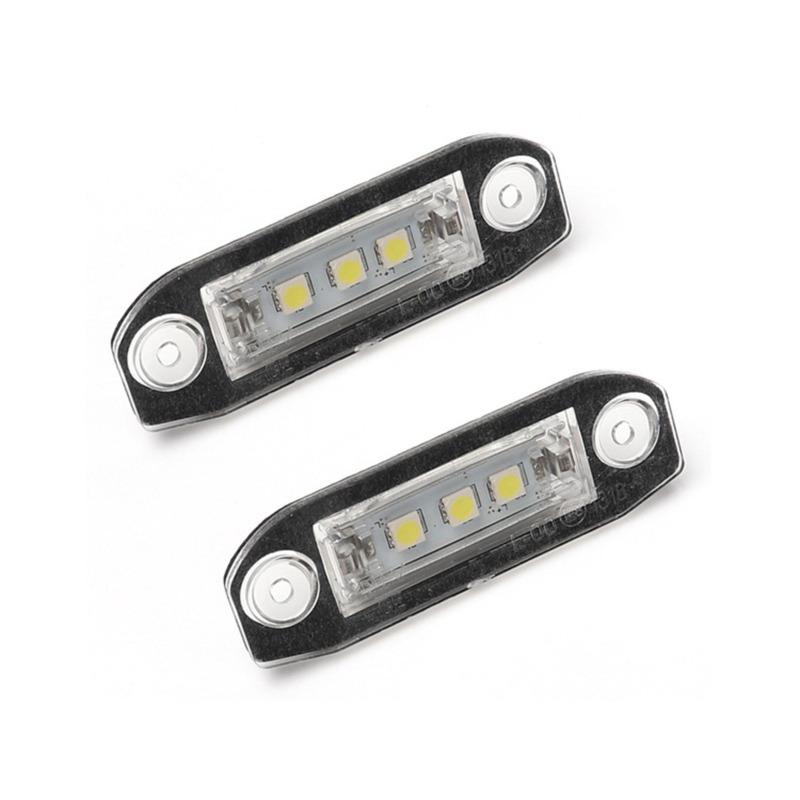 LED License Plate Light Compatible with Volvo S40 S60 S80 XC70 XC60 High Quality Car Accessories tallation Kit Easy DIY Fit