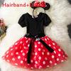 Minnie Mouse Princess Toddler Dress With Cotton Blend Fabric For Girls