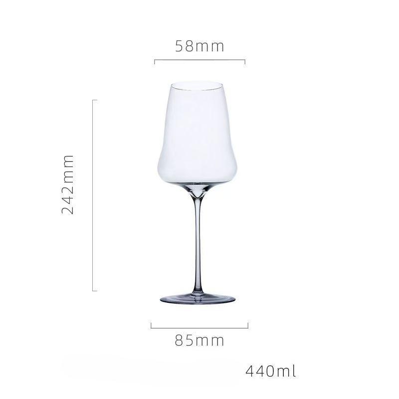 Luxury Superior Drinkware Quality Crystal Cloud Wine Glass 0.5mm Extremely Thin Handmade Champagne Glass Cups Tall Wine Glass