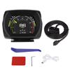 Black Vehicle HUD Display Multifunction OBD GPS Dinometer HUD Gauge 9 Alarm for OBD II Compact Car