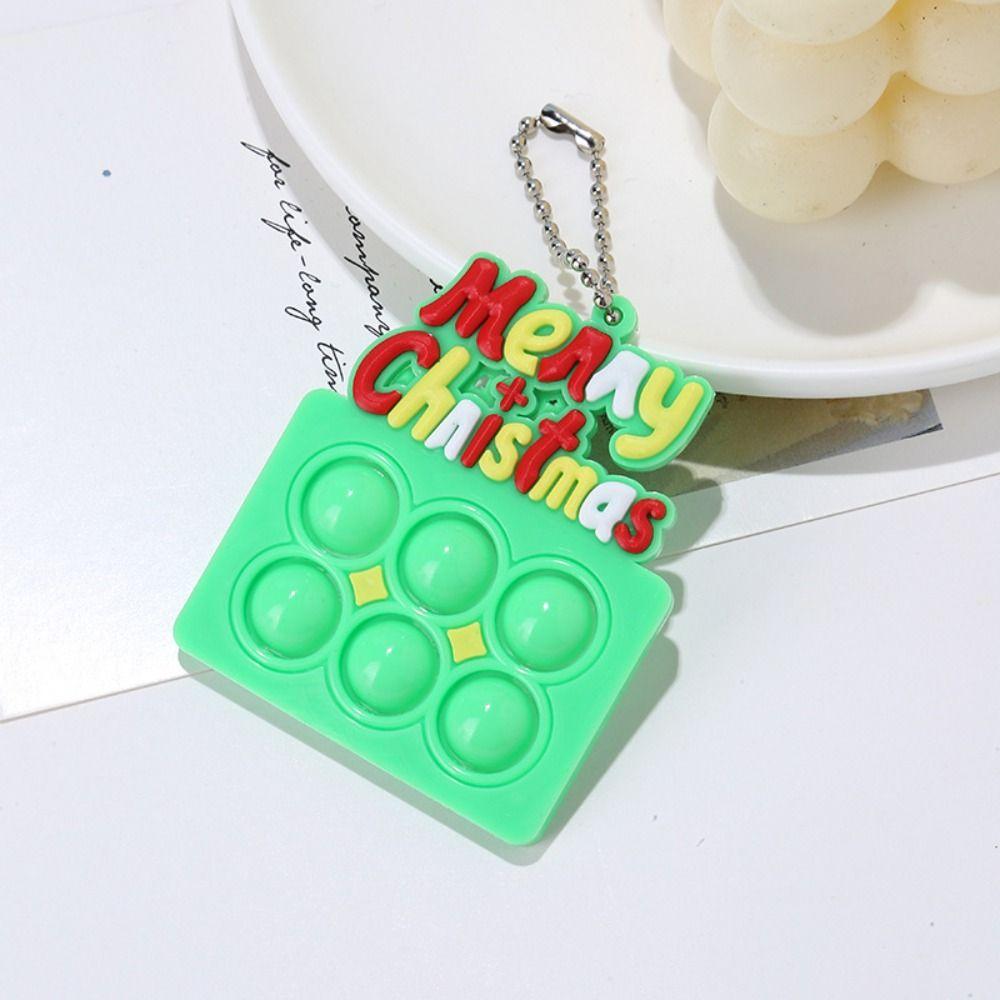 Силиконовый брелок для декомпрессии с изображением пальца, пузыря, музыкального мультфильма, Лось, снеговика, женский, для девочек
