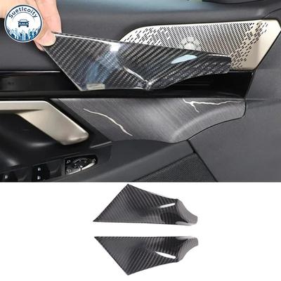 For BMW 5 Series G60 2024-2026 Real Carbon Fiber Car Front Door Inner Handle Frame Cover Trim Interior Car Accessories