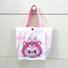 2025 Милая мультяшная холщовая сумка-тоут Labubu - Большая вместимость, на одно плечо, портативная для студентов и женщин