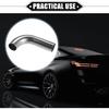 Bend Elbow Pipe Tube, 1" OD 4" 2.36" Leg 90 Degree DIY Exhaust Pipe Intercooler Air Intake Tube Universal for Car Truck Automotive Durable 304