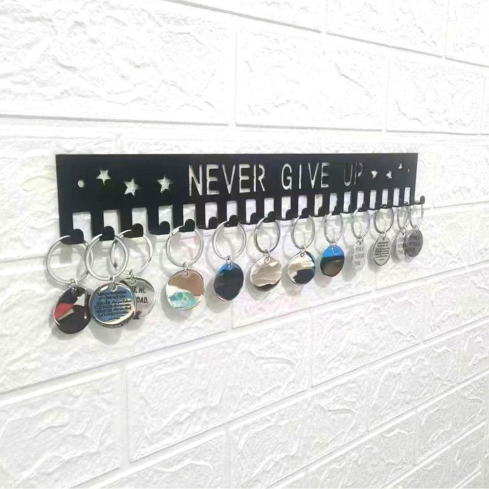 Inspirational Words Medal Display Rack Easy to Install Award Holder Karate Competitions