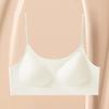 Popular liquid foundation, beautiful back gathering underwear, small chest showing large soft support, backless fixed cup, bra without steel ring
