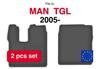 Velour Car Floor Mats For Man Tgl Truck (2005-)