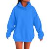 Women's Long Sleeve Oversized  Oversized Drop Shoulder Sleeves Women's Hooded Plush Sweatshirt