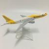 16 см Металлический литой самолет Singapore Scoot Flyscoot B777 Модель самолета Игрушка для подарка Дисплея Коллекции