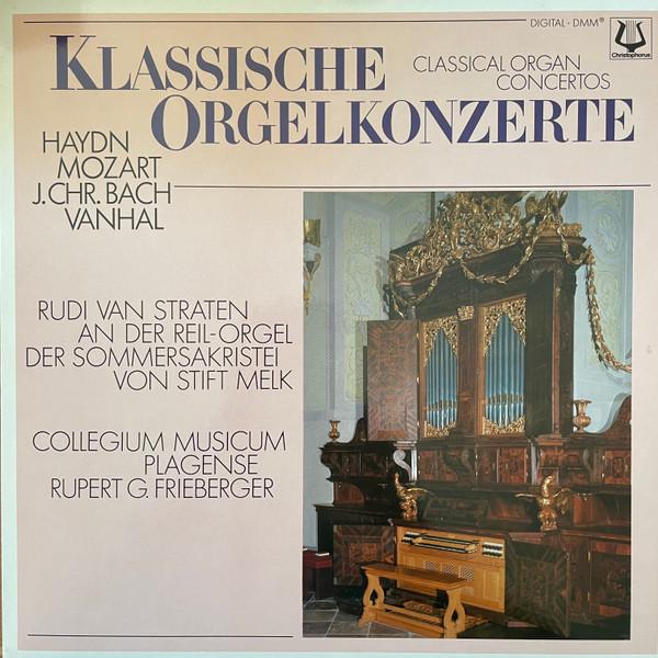 Виниловая пластинка RUDI VAN STRATEN RUPERT GOTTFRIED Классические органные концерты 604090 CHRISTOPHORUS 1988 Германия Классическая Б/у
