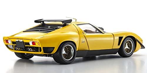 Kyosho Оригинальный масштаб 1/18 Lamborghini Miura SVR Желтый/Черный Готовое изделие
