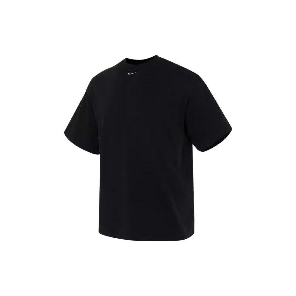 Nike Футболки Мужские Черные С Круглым Вырезом Умеренный Прямой Крой FB7866-010