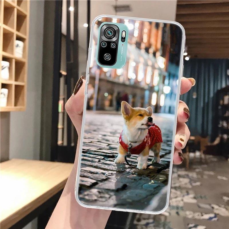 Милые Прекрасные Собаки Корги Мягкий Чехол Для Телефона Для Xiaomi Redmi Note 12 12S 13 14 11 11S 10 Pro 10S 11T 11E Plus 14Pro Чехол С Рисунком Не