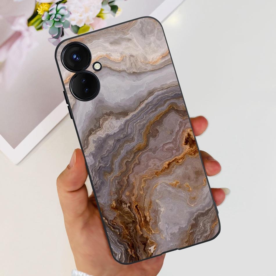 Для Tecno Spark 9 Pro KH7 KH7n Милый Мультяшный Чехол Для Телефона Для Tecno Spark 9Pro Черный Силиконовый Мягкий ТПУ Чехлы