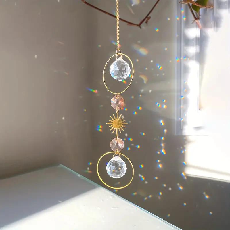 1 шт. хрустальная ловушка для солнца, ветряные колокольчики, подвески для свадебной вечеринки, декор для дома, реквизит для фотосъемки, наружный декор