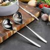 1pcs Stainless Steel Long Soup Spoon Colander Kitchen Utensils Tableware Deepen And Thicken The Long Handle Of The Spoon