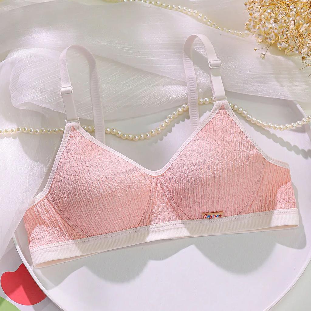 Бюстгальтеры для девочек, тонкие бюстгальтеры Push Up, беспроводное нижнее белье для женщин, удобное мягкое женское белье