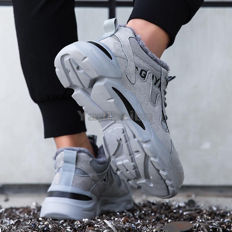 Защитные ботинки Мужская зимняя рабочая обувь Защитная обувь с защитой от ударов Прочная защитная обувь с защитой от проколов Мужская обувь со стальным носком