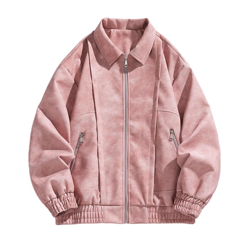 Handsome Fashion Flight Lapel Jacket All Kinds Of Loose Casual Retro Jacket