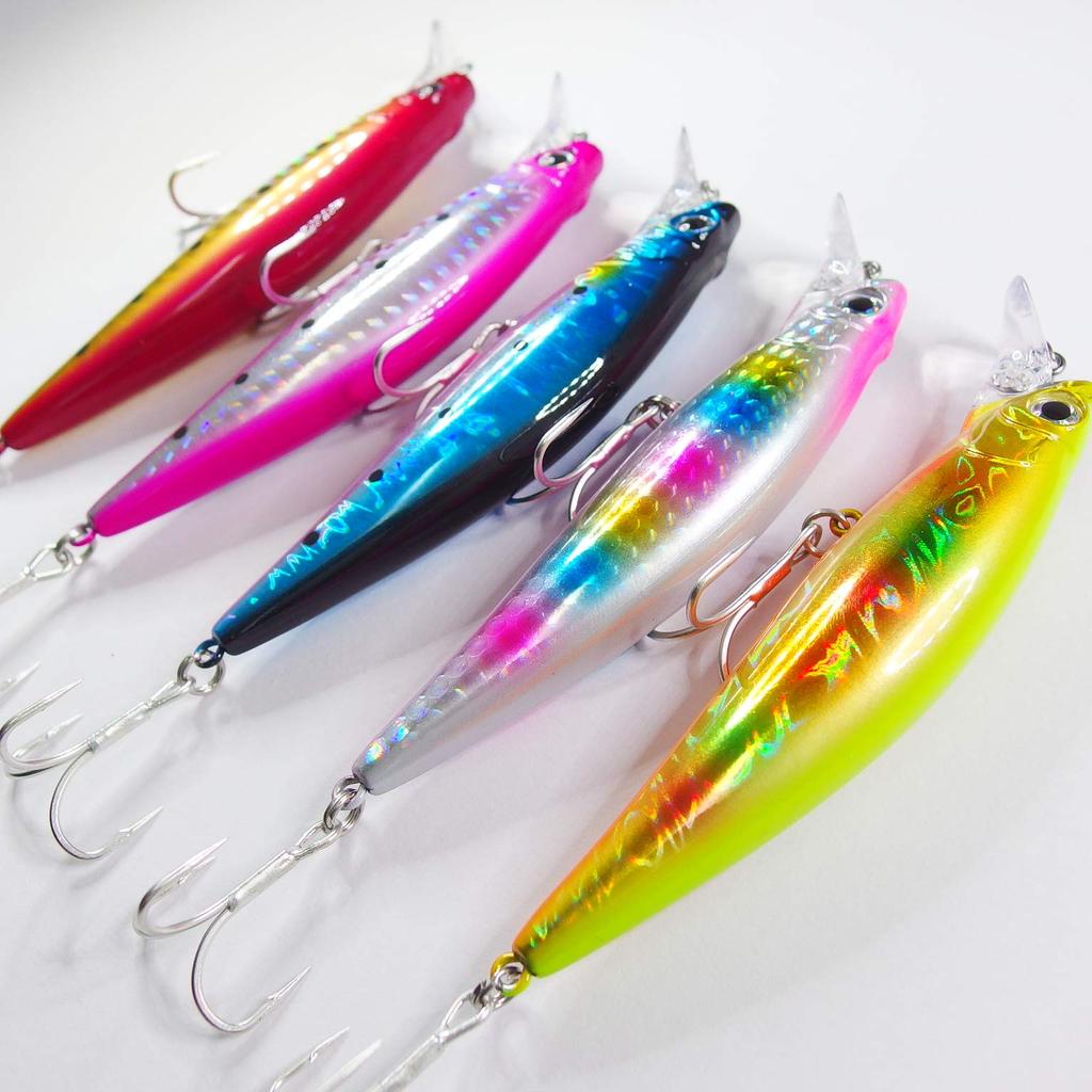 Momo Lure Flounder Minnow Drift Minnow 90S Assorted Set Set (5-Piece #01)