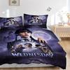 3pcs Wednesday Addams Duvet Cover Set, 1 Duvet Cover + 2 Pillowcases (No Insert), High-Definition Print, Home & Dorm Set yy251208070